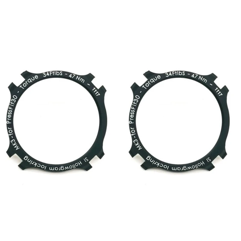 

2Pcs Cnc Aluminum Alloy Lock Ring Lock Ring For Cannondale Hollowgram Spider Lockring KP021/, Supersix Evo 2 Bicycle Accessories