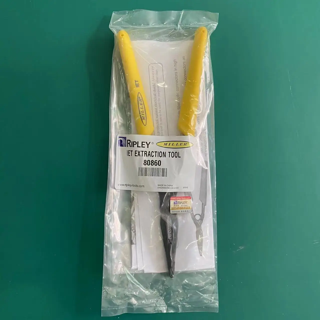 Original Miller IET-100 Fiber Optic Connector Plug And Clamp Pull Tool IET100 Pliers Optical Fiber Connector Clamping Pliers