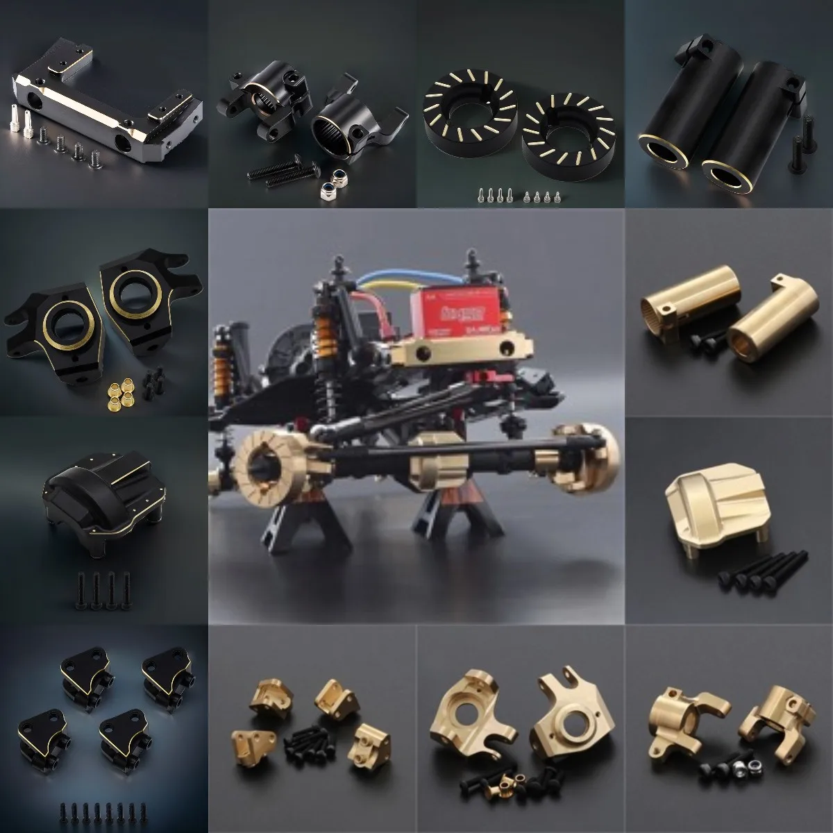 Латунные грузики RCGOFOLLOW AR44 осевая накладка на шарнир руля C-образные крепления для