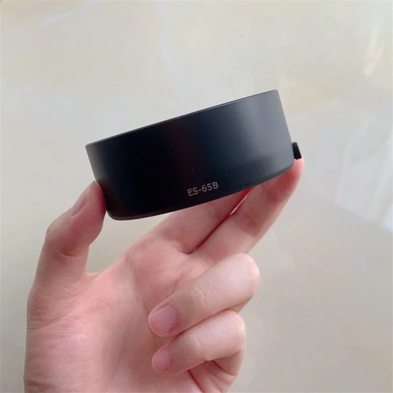 

ES-65B Camera Lens Hood for Canon EOS R RP R5 R6 With RF 50mm F1.8 STM 43mm UV Filter Lens ES65B Sun Shade Cover