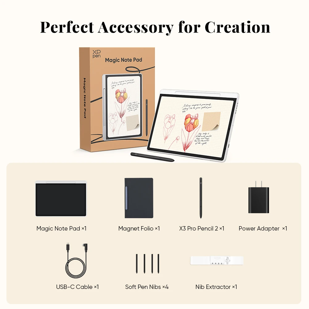 

XPPen Magic Note Pad цветной смарт-блокнот