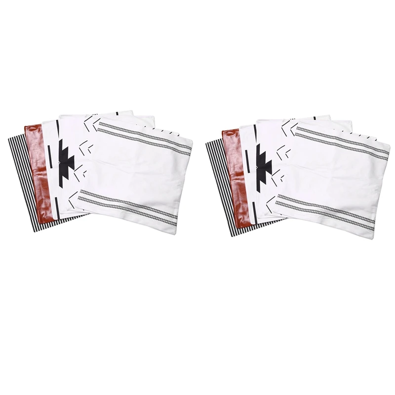 

Декоративные наволочки подходят только для диванов, диванов или постельных принадлежностей 12 штук 18X18 дюймов Современный качественный диз...