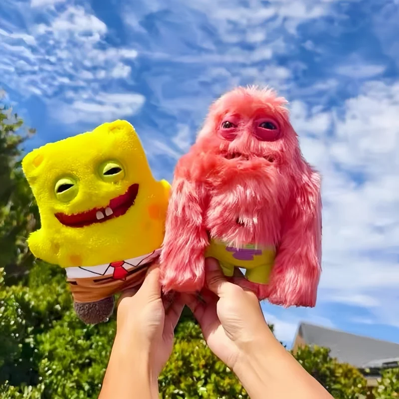 22 см 2024 новый оригинальный плюшевый флаг Ugly X анимационная серия желтая губка