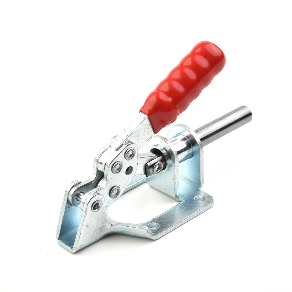 

New 1pc 136kg Metal Horizontal Quick Release Hand Tool Toggle Clamp For Fixing Workpiece GH-302-FM High Quality