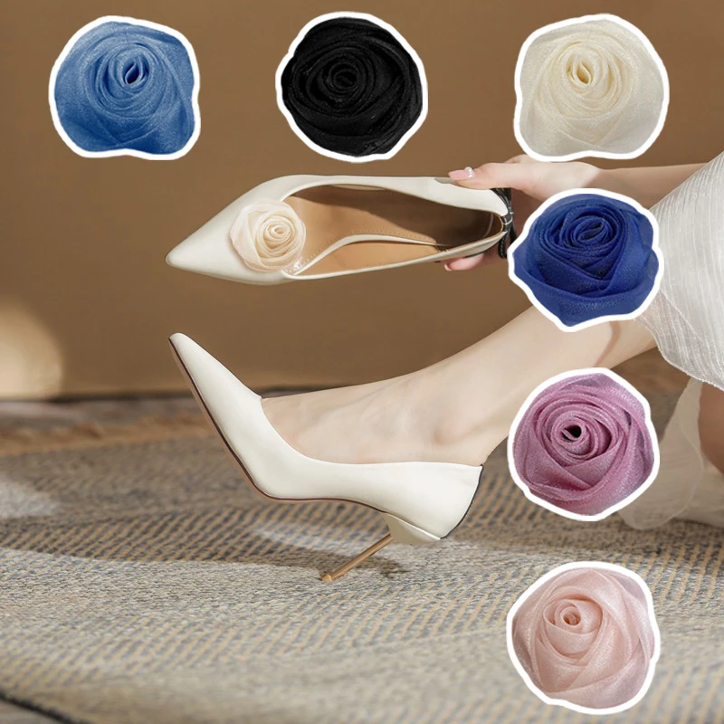 

Зажимы для обуви со съемным тюлем, 1 пара