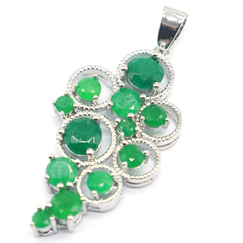 Купите 3 получите 1 бесплатно 47x20 мм танзанит настоящий зеленый изумрудный