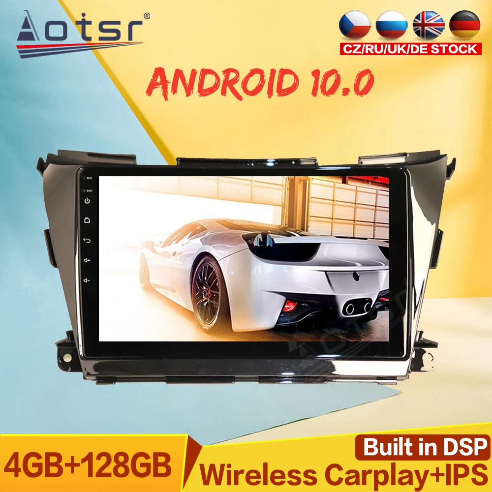 

Android10.0 для Nssan Morano 2015-2020 4 + 128G мультимедийный плеер, автомобильный магнитофон, головное устройство, стерео, радио, GPS-навигация