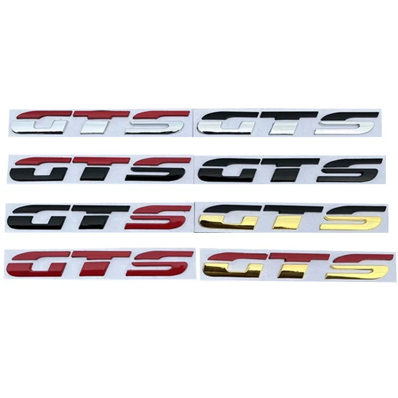 Metal Car Body Emblem Sticker Rear Trunk Badge Decals for Volkswagen VW GTS Logo Golf Passat Jetta Touareg Tiguan Polo Bora