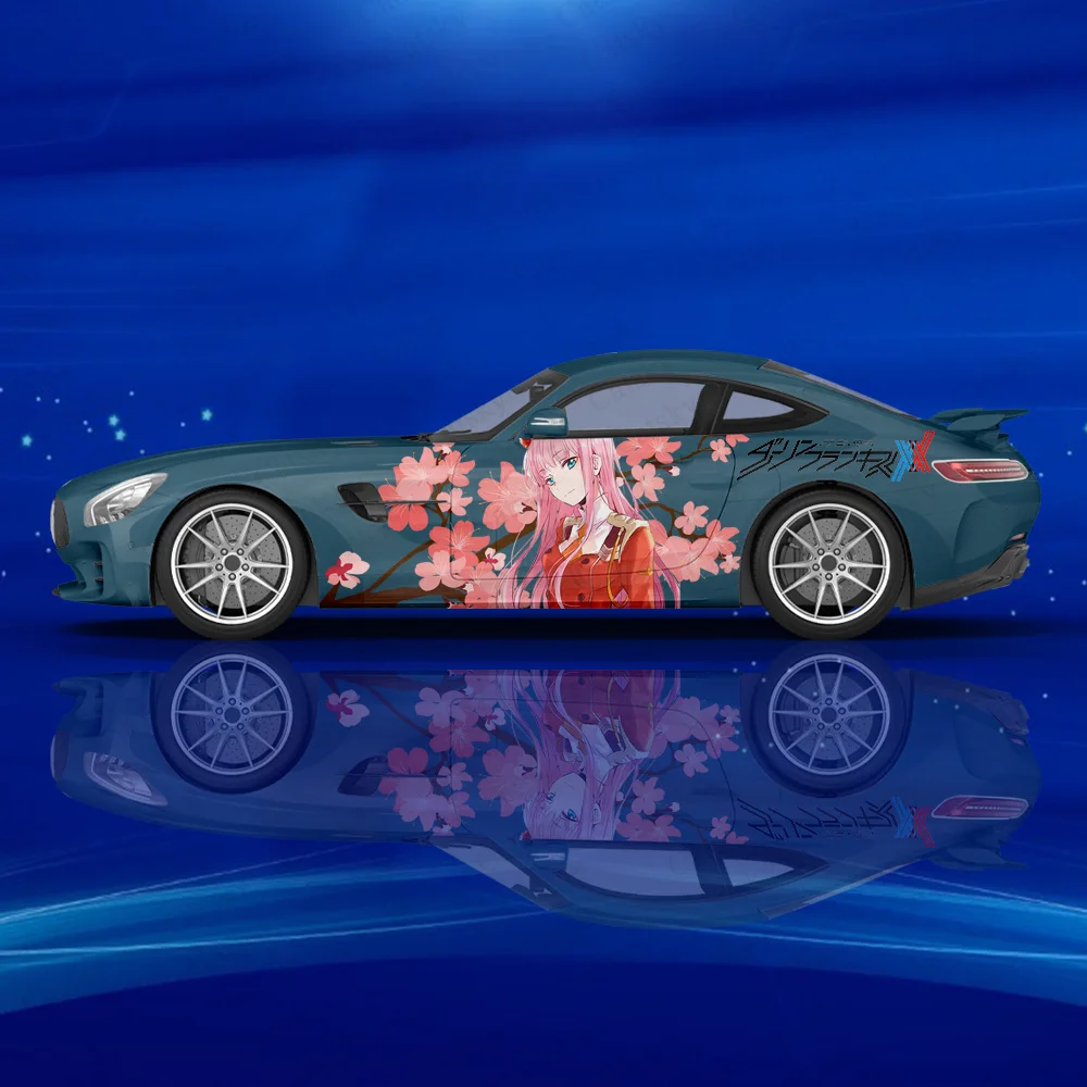 

Аниме zero two FRANXX наклейка на автомобиль Упаковка Наклейка на общий мотор виниловая наклейка «сделай сам» автомобиль боковая Наклейка сексуальная девушка автомобиль наклейка