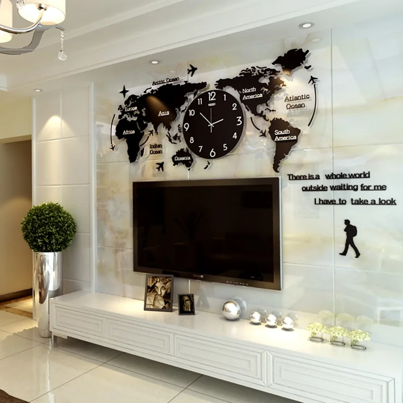 Акриловые настенные часы