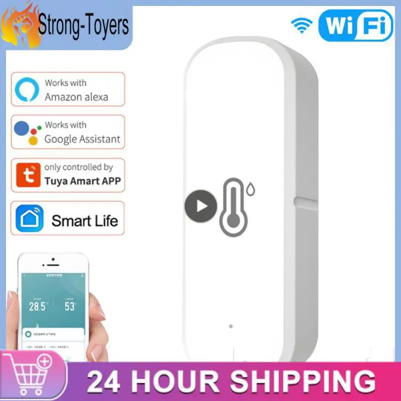 

Mini Temperature Humidity Sensor Smart Life Control Indoor Hygrometer Real-time Monitor Voice Control Mutifunctional Thermometer