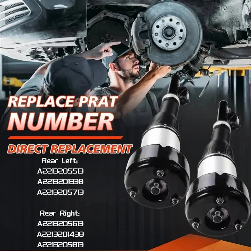 Фото Пара задних пневматических амортизаторов ADS для Mercedes W221 S-Class 2007-2014 OE #   A2213205513 №2