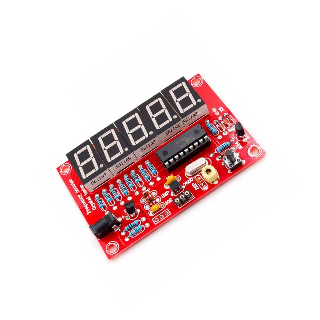 

Frequency Counter 1Hz Electronic Automatic Crystal Oscillator Five Digit Tube Display Meter Module Tester Kit Radio Transceiver