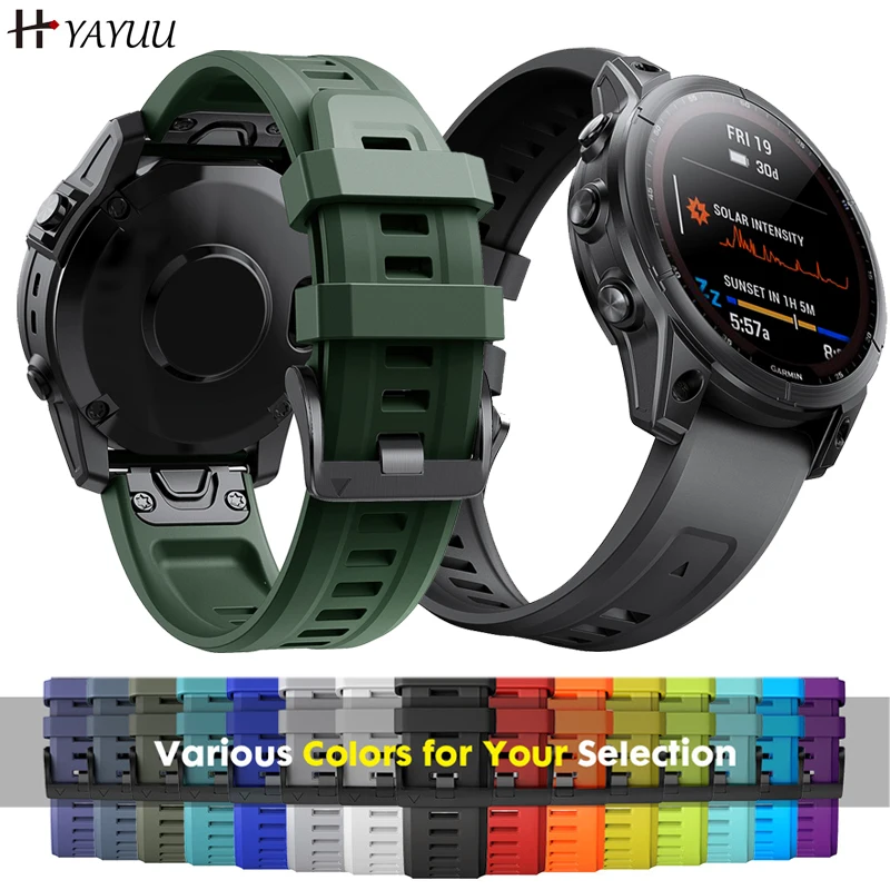 

Новый ремешок для Garmin Fenix 7 7X Quick Fit сменный ремешок для Fenix 6/6X/6 Pro/6X Pro/Fenix 5/5 Plus/5X/5X Plus ремешок для часов