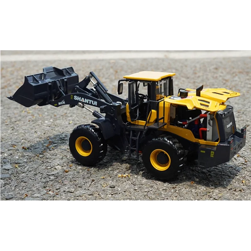 Литой под давлением масштаб 1:35 Shantui L55-C5 погрузчик вилочный сплав инженерное