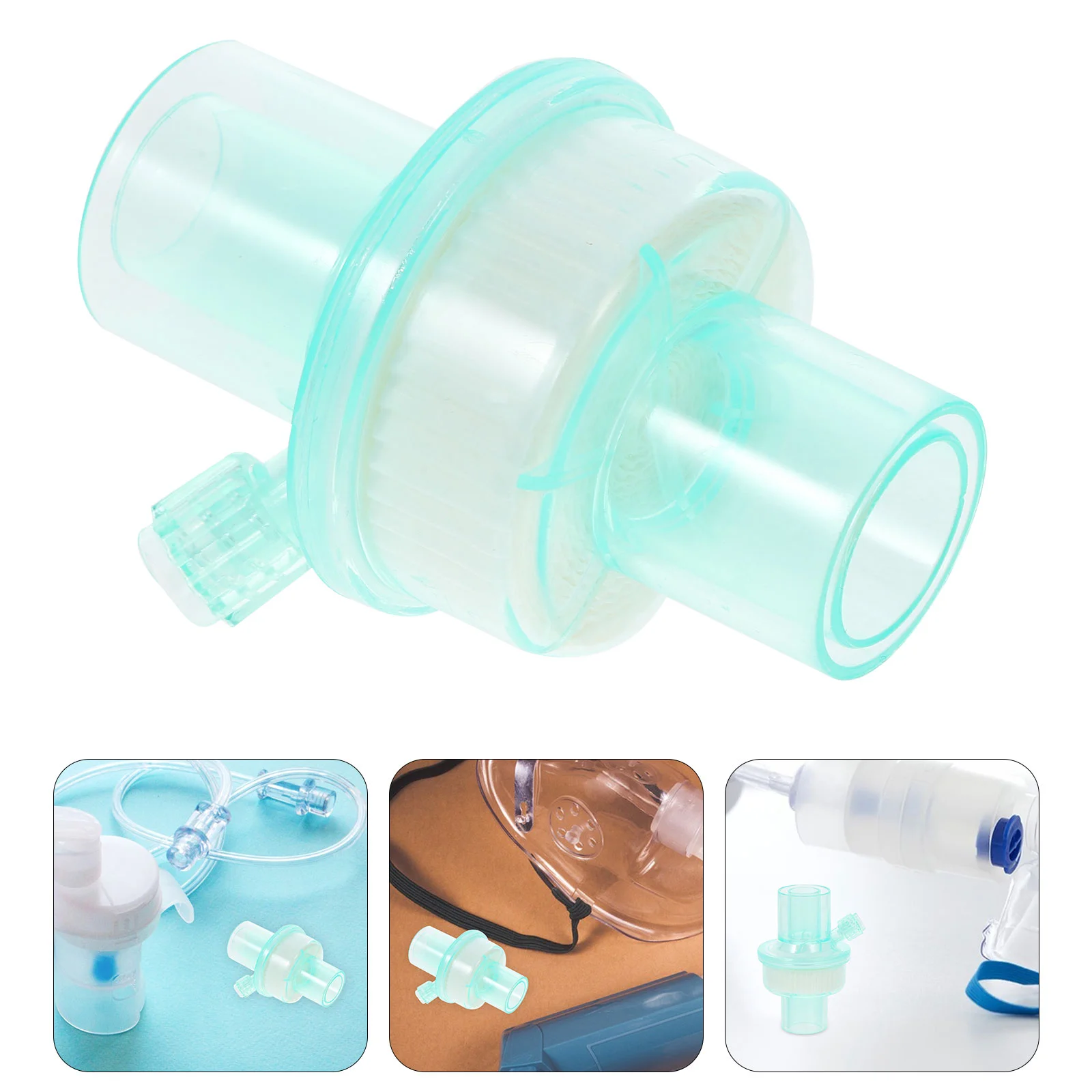 

Replacement Moisture Exchanger Filter Single Use Hydrophobic Heat Disposable Ventilator