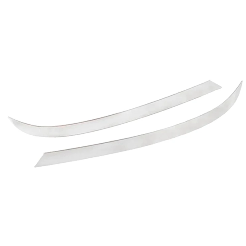 

Stainless Steel Front Head Lights Lights Eyelid Eyebrow Strip Decor Cover Trim For Q5 2018-2022