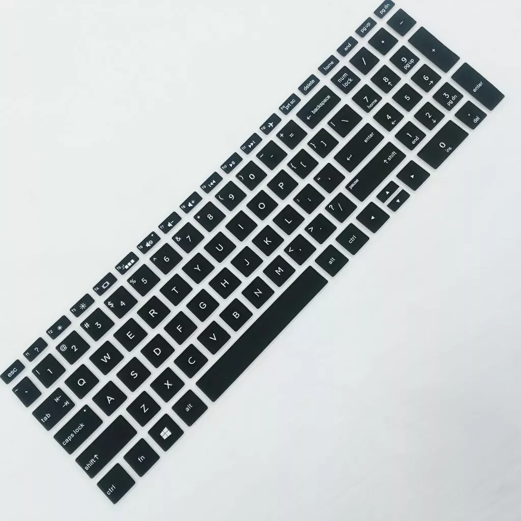 

2Pcs Durable Anti-Dust Keyboard Cover Soft Silicone Skin Film For HP 15.6 inch BF