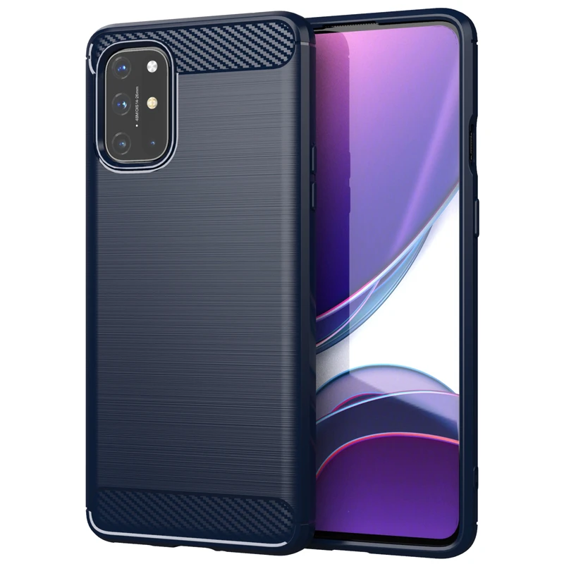 Фото Чехол для OnePlus 8T чехол для Oneplus 8T из углеродного волокна ТПУ мягкий силиконовый защитный чехол для телефона OnePlus 8 Nord N10 8T Fundas №5