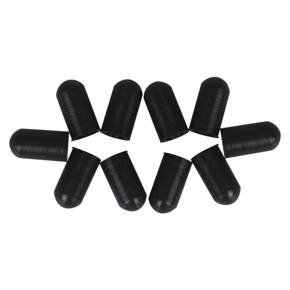 

10 шт., гибкие силиконовые прочные Чехлы для барабанных палочек
