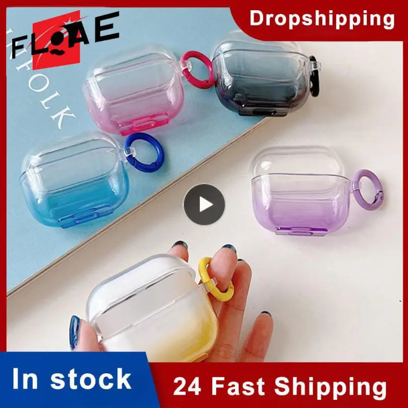

1~10PCS Be Easy To Carry About Earphone Case Easy To Install Gradient Headphone Cases Easy To Carry Comfortable And Durable