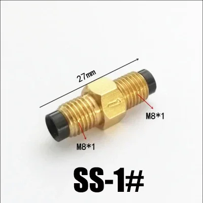 Латунный односторонний Контроллер расхода масла типа SS, дистрибьютор обратного клапана, сепаратор, трубка, фитинг, соединитель для системы смазки