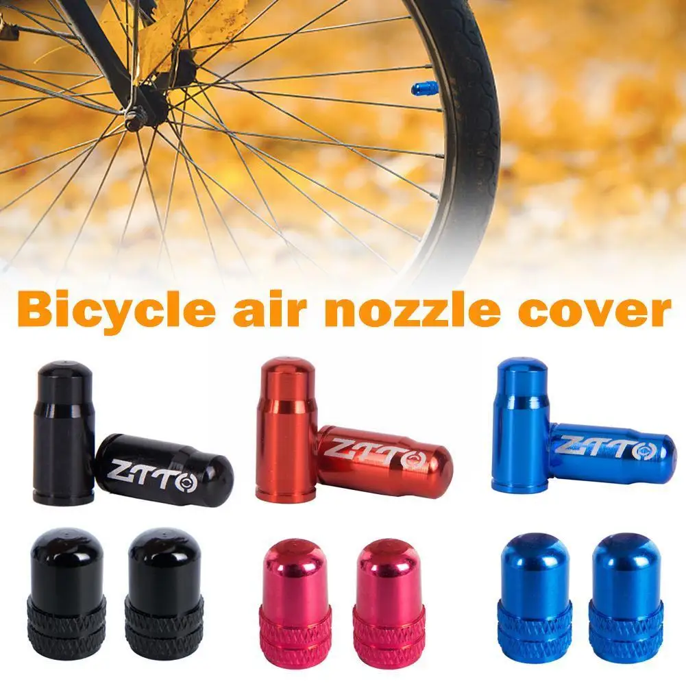 

Bicycle Air Nozzle Cover Durable Aluminum Alloy Material Suitable For Both Mountain And Road Bikes Protects Against Air Lea S4Q3