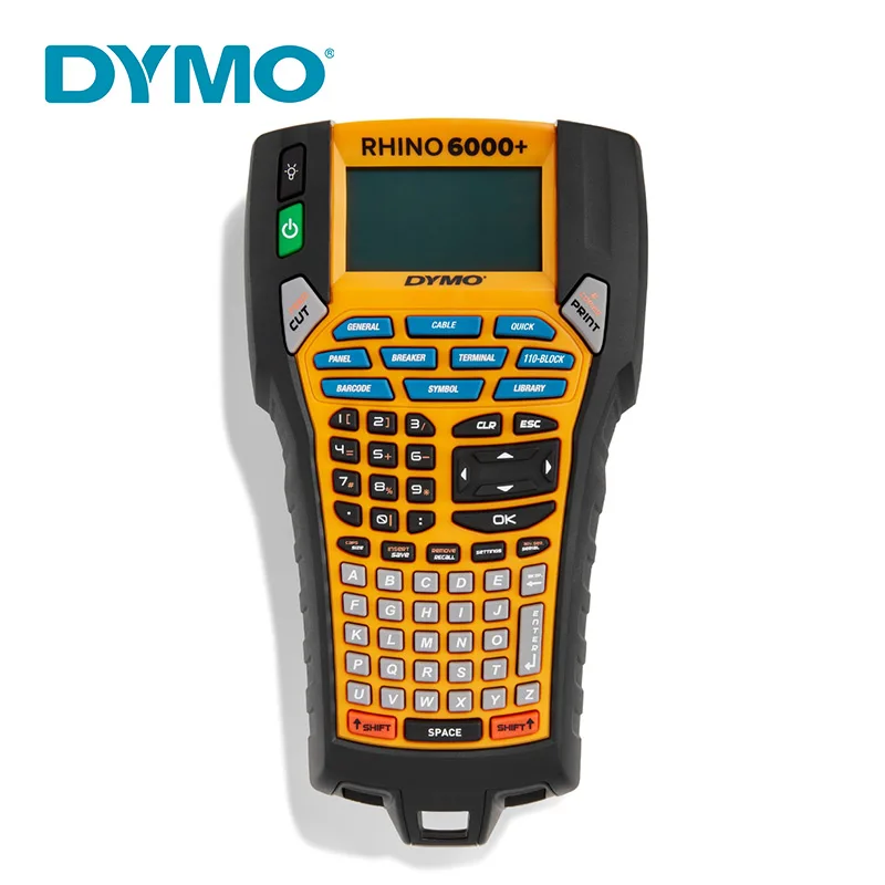 

DYMO Rhino 6000+ industrial Label Maker Flexible Nylon Vinyl Label Tape 45013 45023 45024 18443 18444 18483 18488 18489 18432