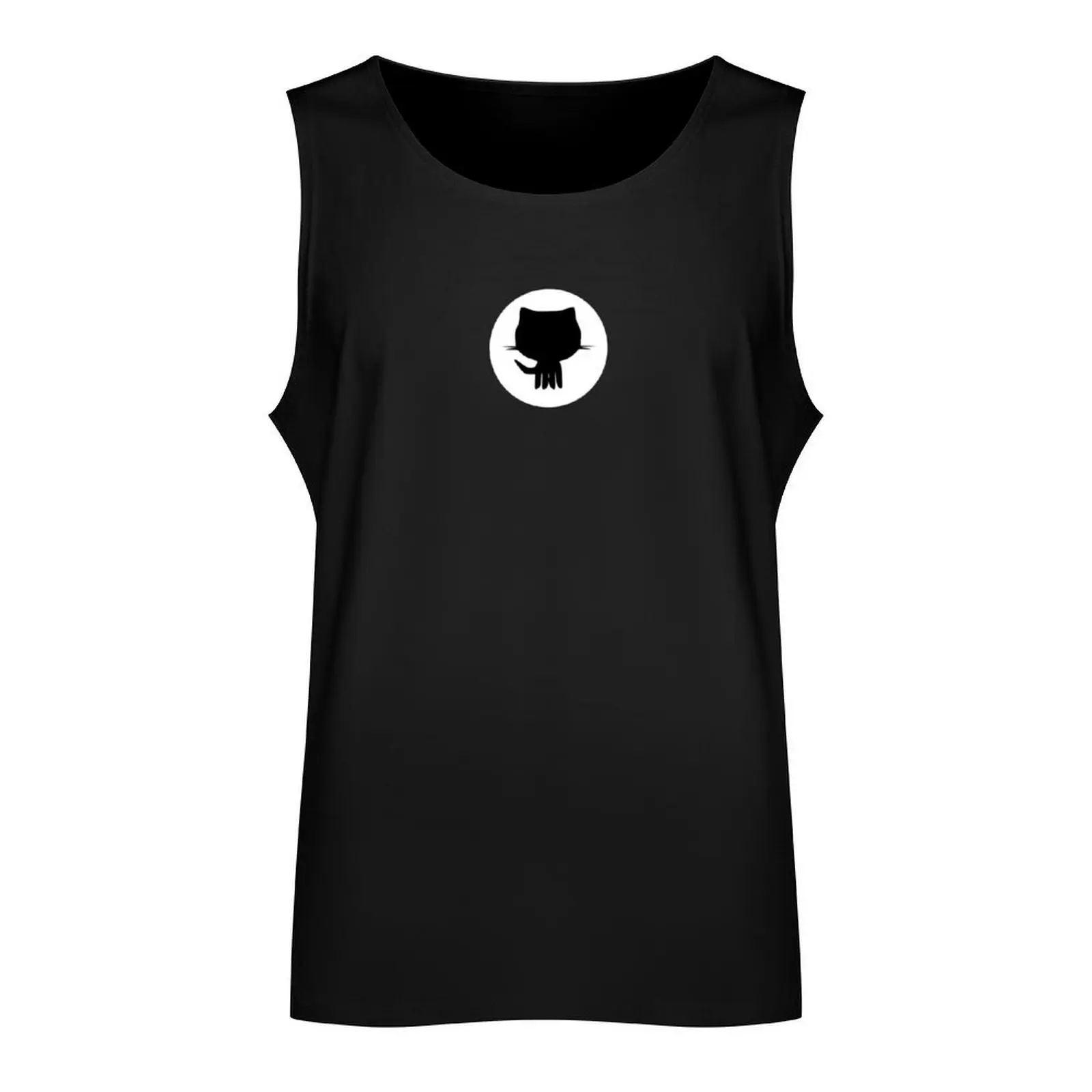 Фото Github черная майка японская футболка мужской топ для бодибилдинга для мужчин брендовая мужская одежда №2