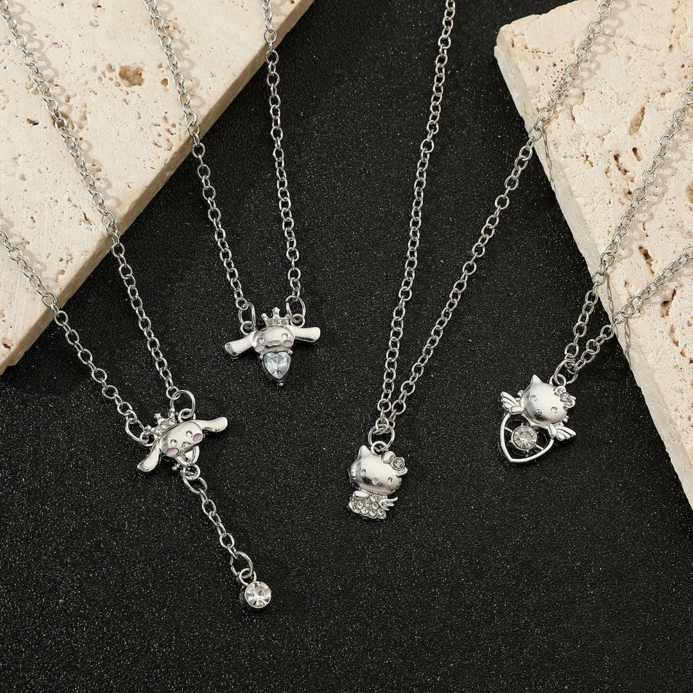 Милое ожерелье Sanrio коричная цепочка с орнаментом украшение на день рождения для