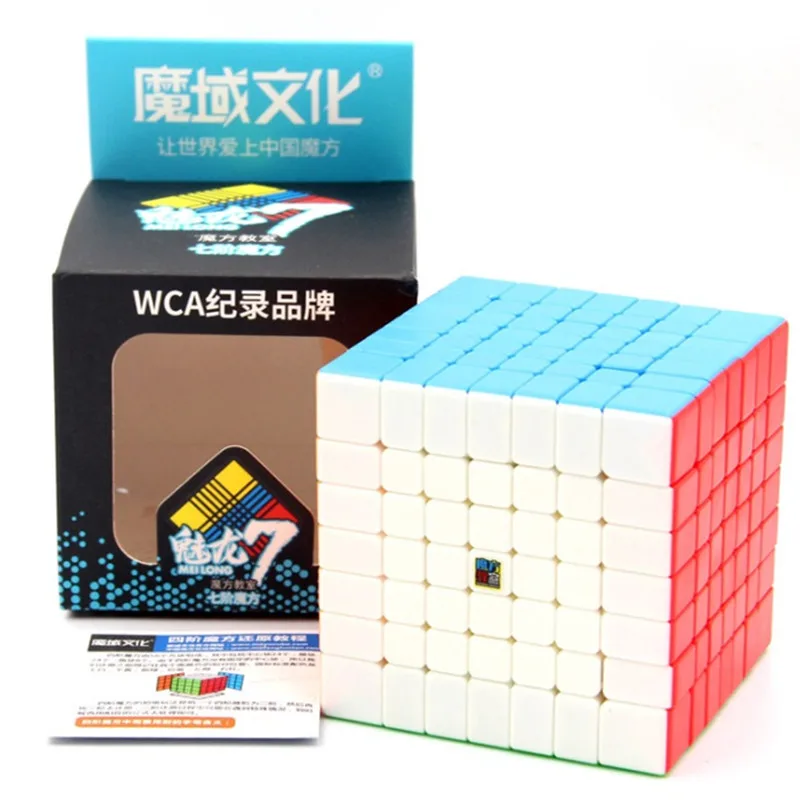 

Moyu Meilong 7 7x7 Magic Speed Cube Stickerless Professional MFJS Meilong 7 Cubo Magico Puzzle Fidget Toys for Anxiety