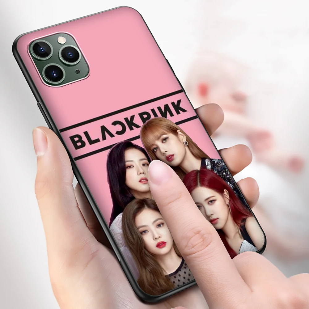 A9 B-Blackpink Girls Soft Silicone Case for Samsung Galaxy A5 2017 A6 A7 A8 PLUS 2018 M20 M30 M30S M31 M51 Caver