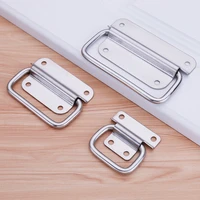 1pc 304 stainless steel folding handle for tool boxes cabinet flight case solid furniture hardware sml size