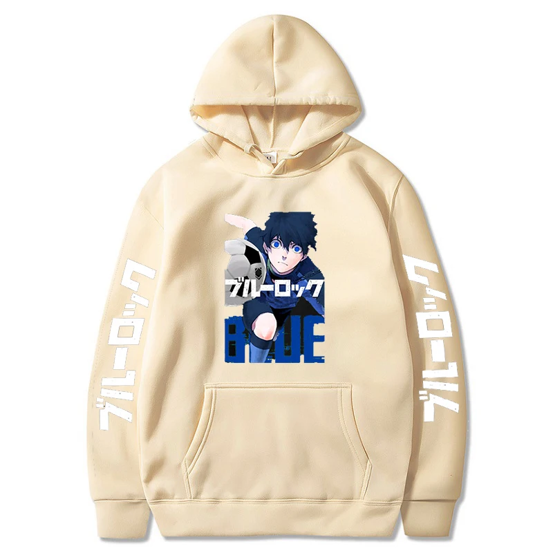 

2023 Anime Blue Lock Hoodie Fashion Casual Pullovers Harajuku Hip Hop Oversized Sweatshirts Unisex Clothes