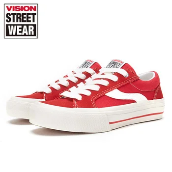 VISION STREET WEAR Shoes Sneakers Women Fashion Sports Skateboarding Shoes Low Top Suede Canvas Shoes Unisex Skate Sneakers 1