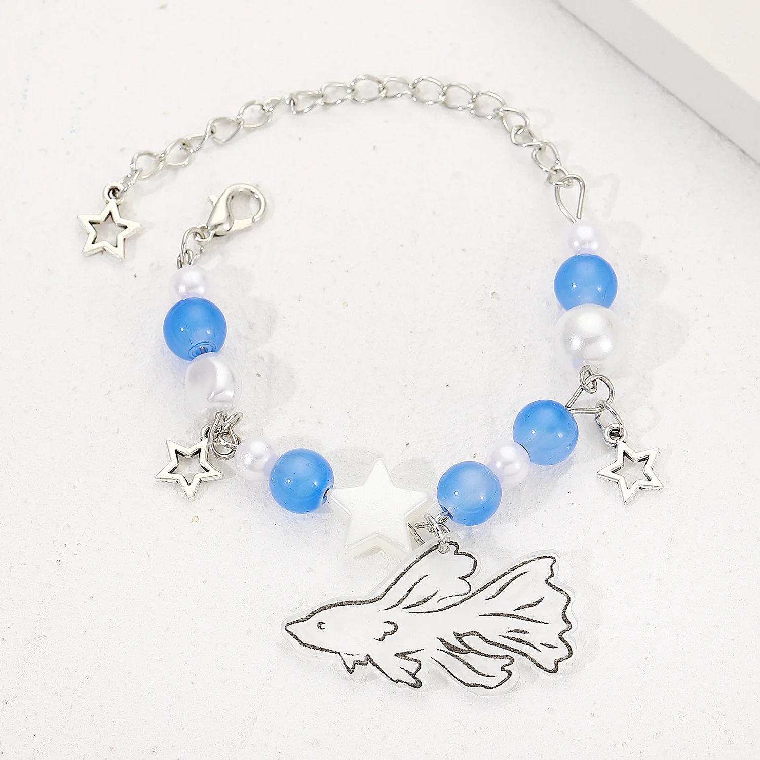 1 шт. женский браслет из акриловых бусин