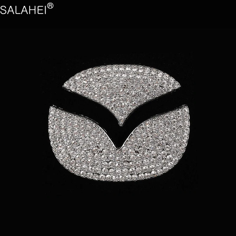 

Car Steering Wheel Diamond Sticker Decoration For Mazda 6 3 CX5 5 2 323 CX7 Demio Atenza Axela MX30 CX30 CX3 Interior Accessory
