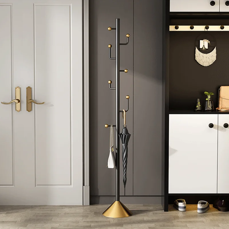 Вешалка для прихожей металлическая вешалка пальто стойка одежды