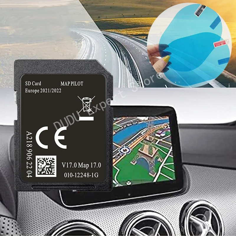 Новая карта A класса W176 / B CLA GLA для Mercedes Garmin Map Pilot V17 A2189062204 SD-карта 2022 Европа