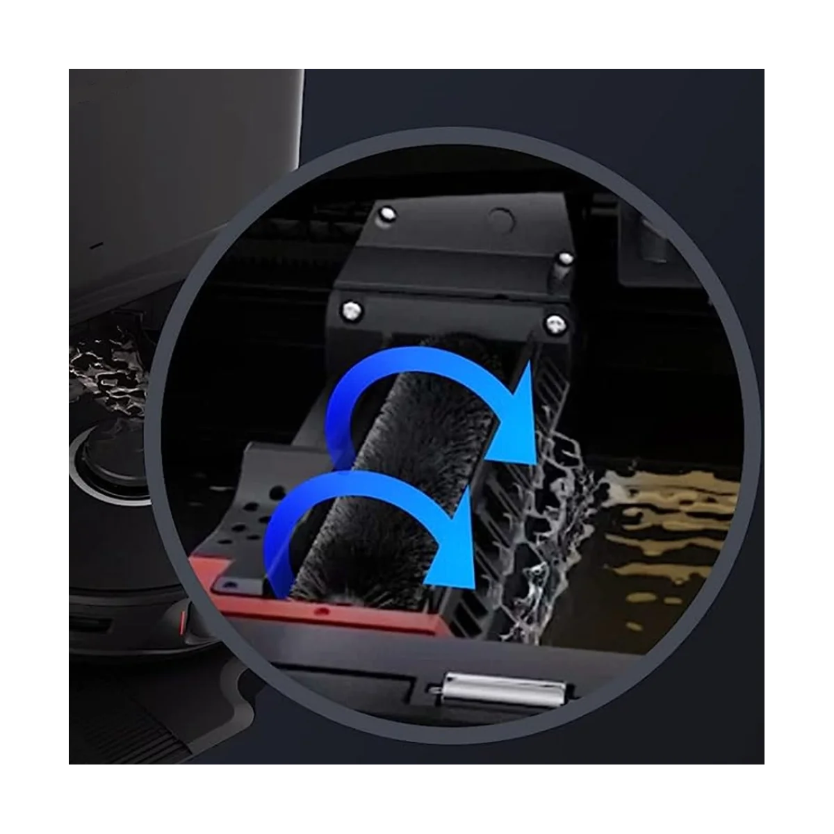 

For S8/S8+/S8 Pro Ultra Robot Vacuum Cleaner Double Main Brushes & Self-Cleaning Brushes Accessories