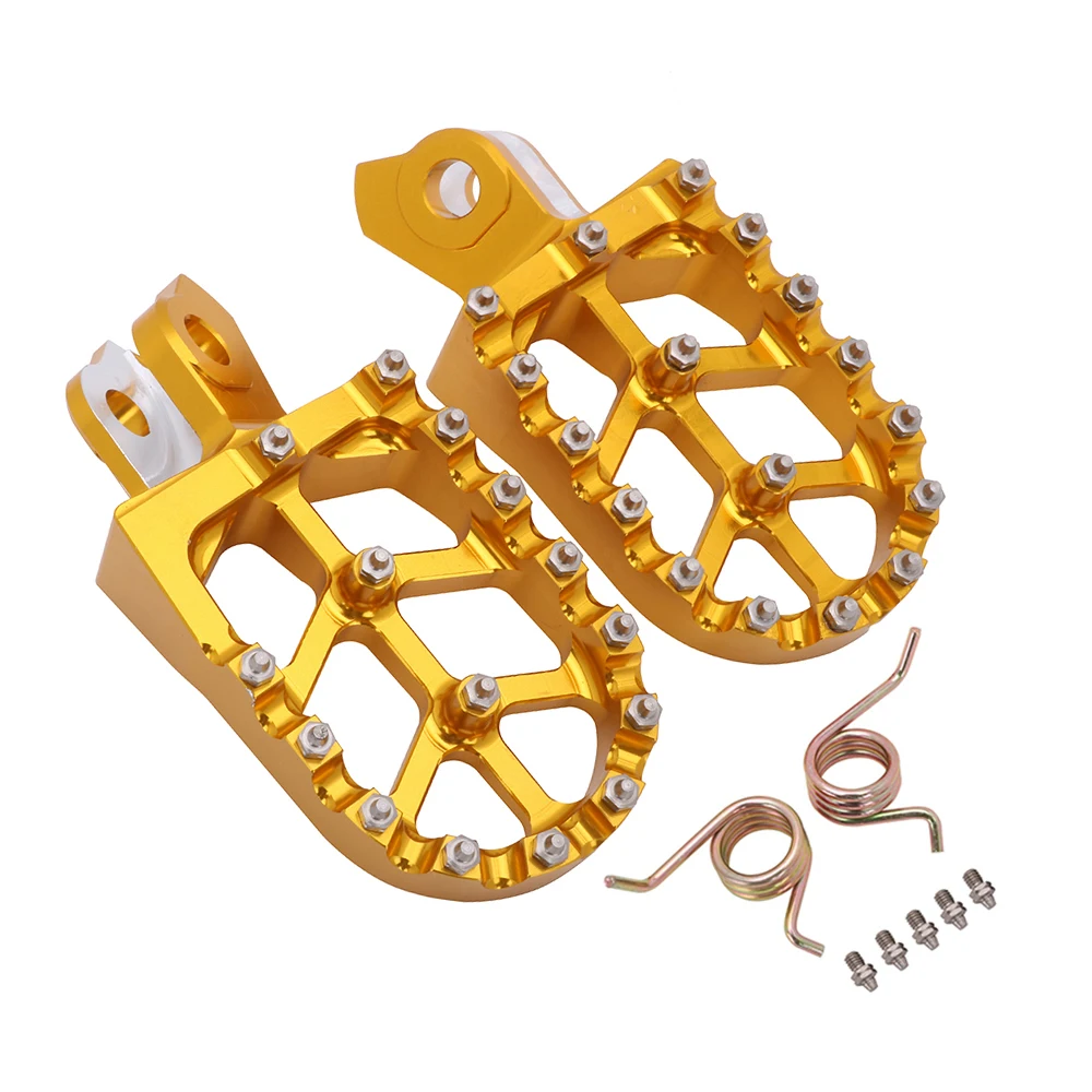 

For Suzuki RMZ250 RMZ450 RMZ 250 450 2008-2018 2009 2010 2011 2012 2013 Motorcycle CNC Foot Pegs Rests Pedal Footpegs Footrests