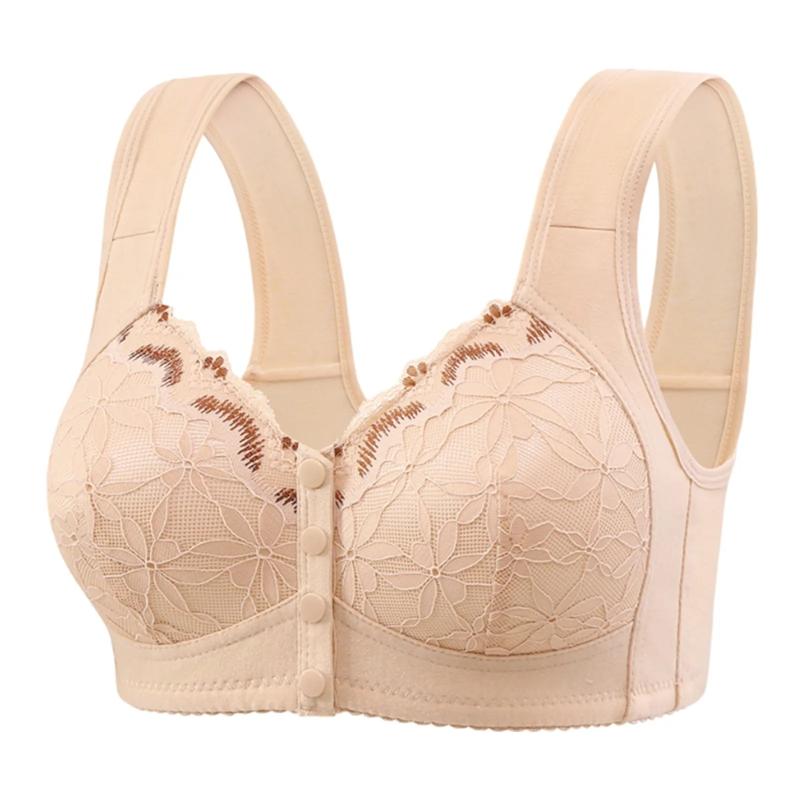 Женский спортивный бюстгальтер очень эластичный мягкий кружевной беспроводной