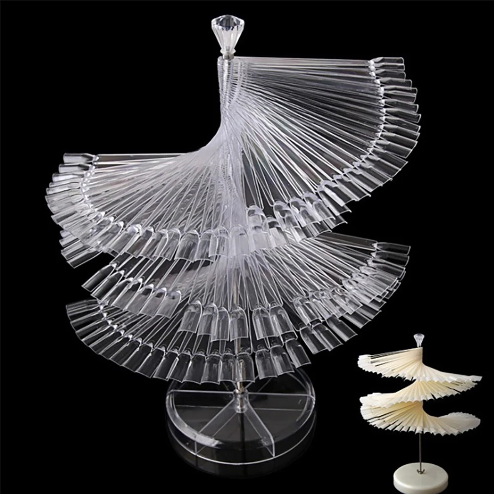 

120Pcs Nail Shelves Design Swatch Display Sample Gel Polish Organizer Manicure Holder Shelf Nails Art Stand Accessories Tool