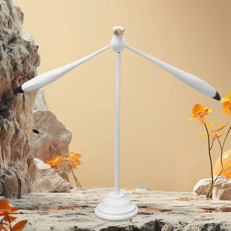 Кинетические настольные игрушки уникальная фигурка белой птицы креативный