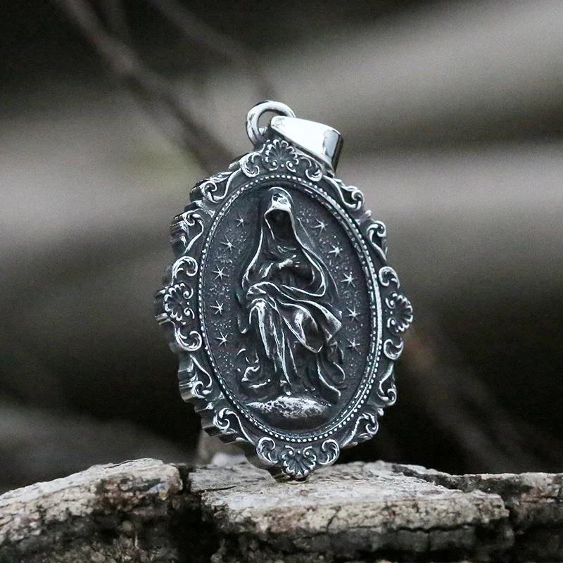 Цепочка с подвеской Бог всегда вами из нержавеющей стали