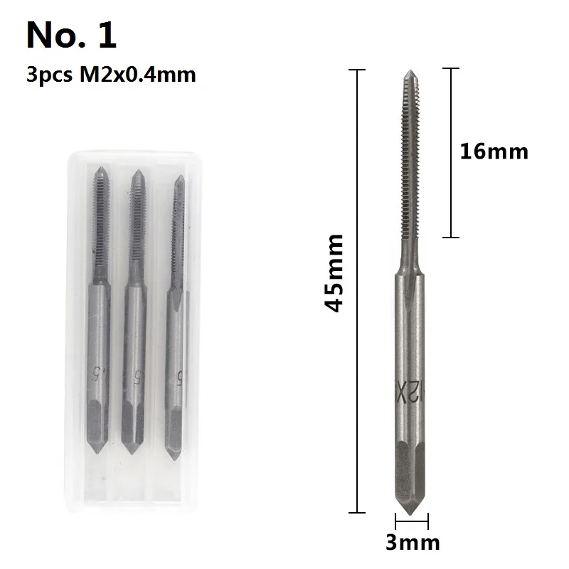 

xcan набор метчиков из быстрорежущей стали M2-M24
