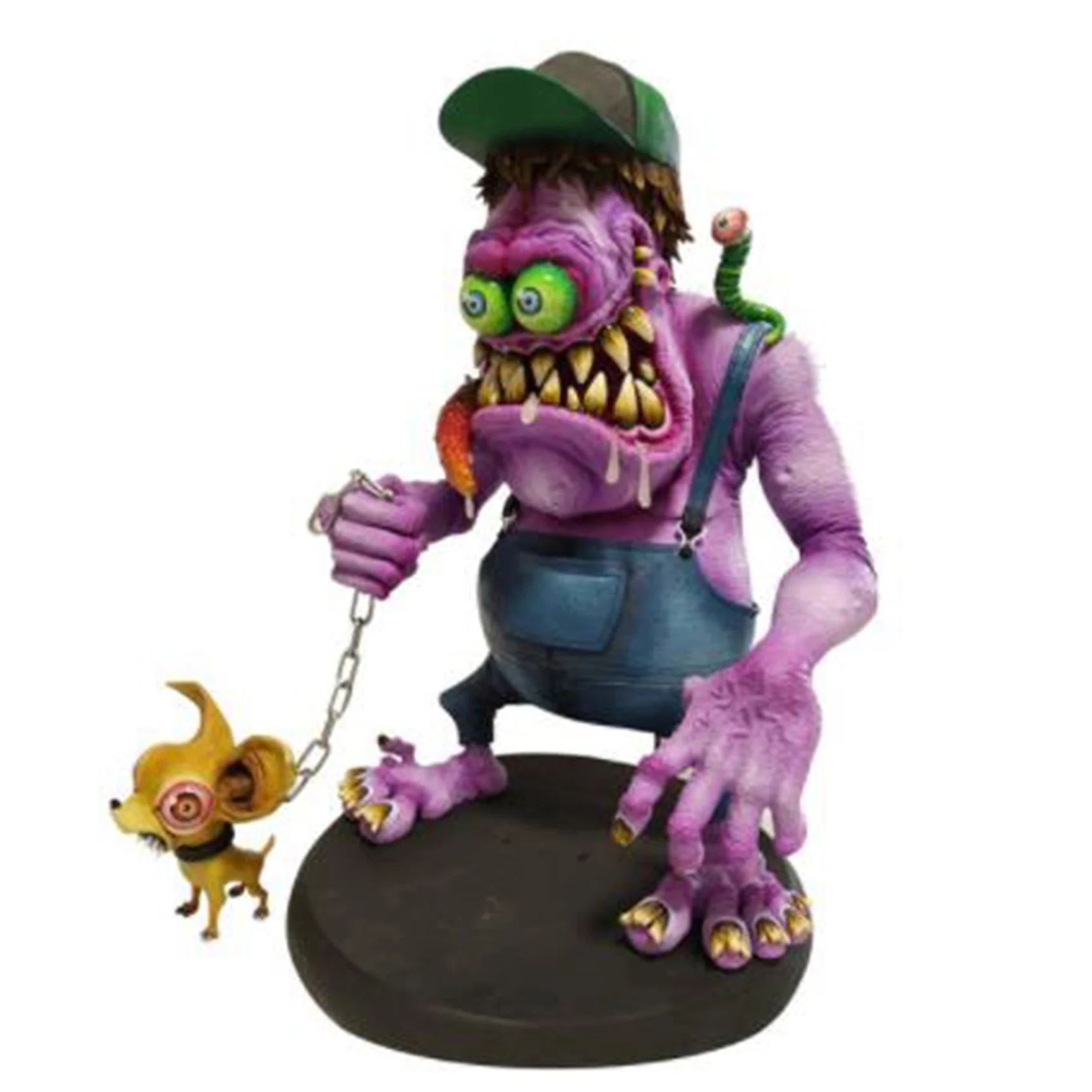 

Полимерные игрушки на Хэллоуин, Эксцентриковая статуя злого большого рота, украшения, ужасная гримаса, украшение для сада Вечерние