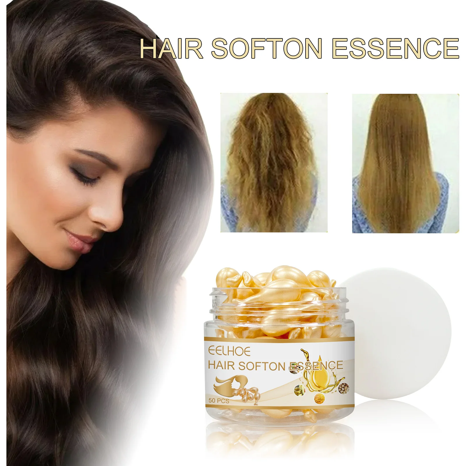 Кератиновый Уход за волосами в капсулах для сухих и поврежденных волос подходит