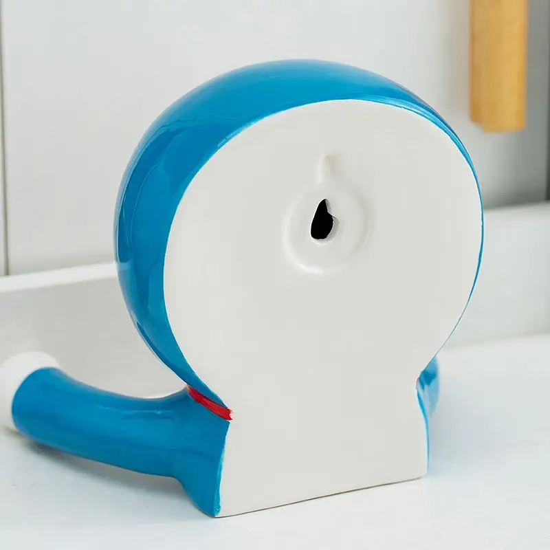 Креативная керамическая бумажная коробка для ванной комнаты с рисунком Doraemon