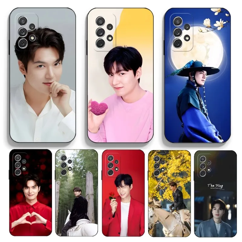 Чехол Lee MinHo для телефона Sumsung S23 S22 S21 Plus Ultra A13 A23 A33 A53 A52 A51 A22 A30 A32 A50, черный мягкий чехол